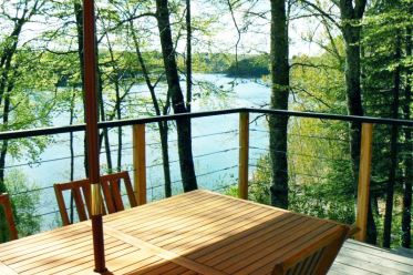 Gîte de Lestrade - Lac de St Etienne Cantalès - Terrasse 